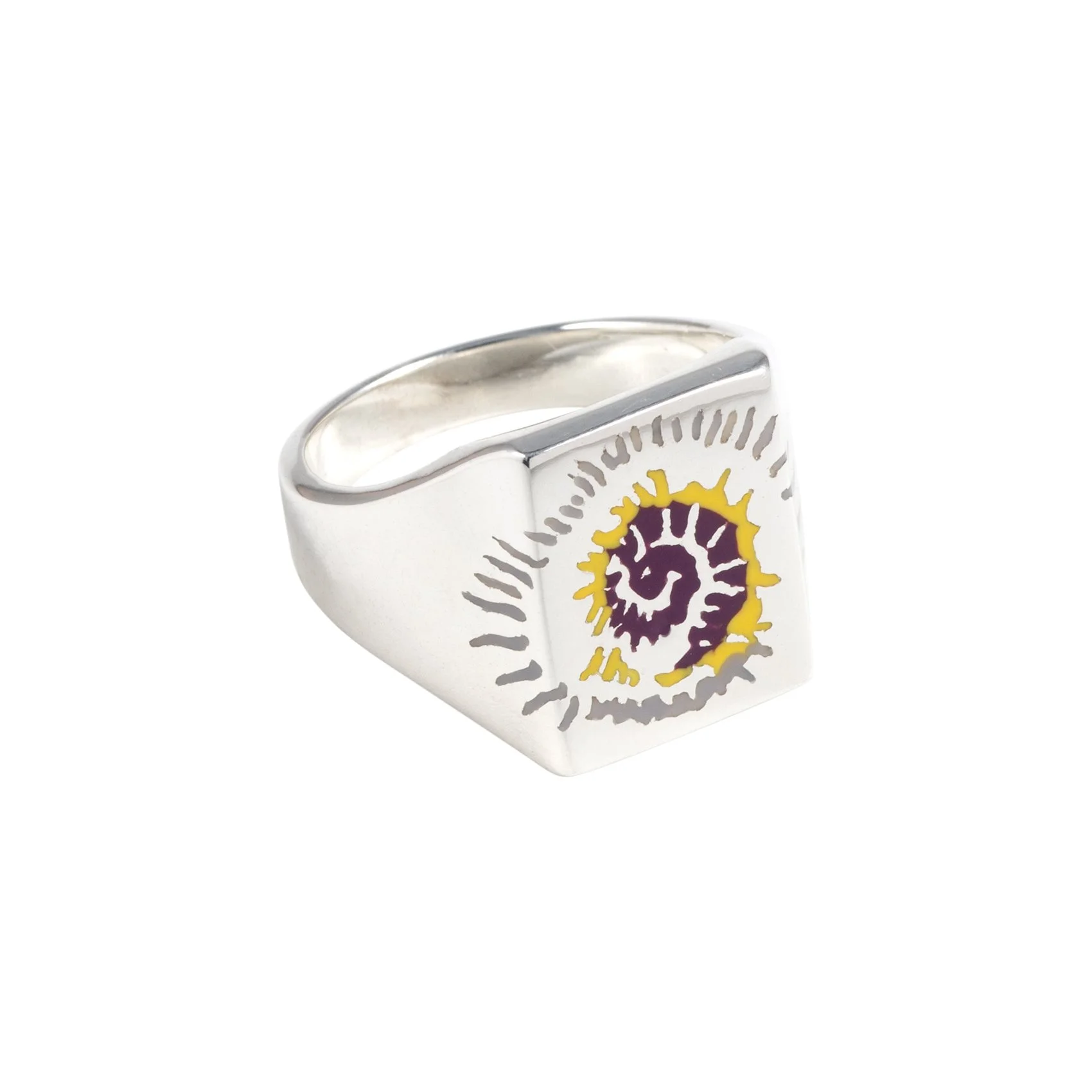 SPIRAL III' LRG Signet Ring — JASON Le COMPTE